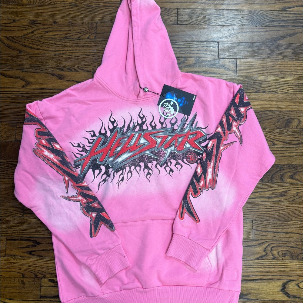 Hellstar Pink Graphic Hoodie